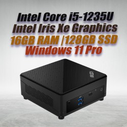 MSI Cubi 5 12M i5-1235U|16GB DDR4|128GB SSD| Win11 MSI Cubi 5 12M i5-1235U|16GB DDR4|128GB SSD| Win11