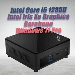 MSI Cubi 5 12M Barebone Mini PC with Intel Core i5-1235U MSI Cubi 5 12M Barebone Mini PC with Intel Core i5-1235U