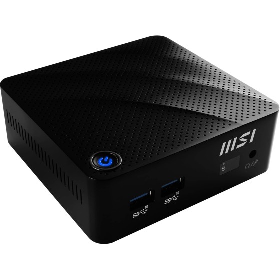 MSI Cubi N JSL Mini PC Intel 10th Gen Comet Lake Pentium N6000 Quad Core Processors with 16GB DDR4 2666Mhz SO-DIMM Ram,512GB M.2 NVMe PCIe Gen3x2 and Supports M.2 PCIe SSD, 2.5 inch SSD/HDD, WiFi 5, USB 3.2 Gen 1 Type-C and Windows 10 Pro