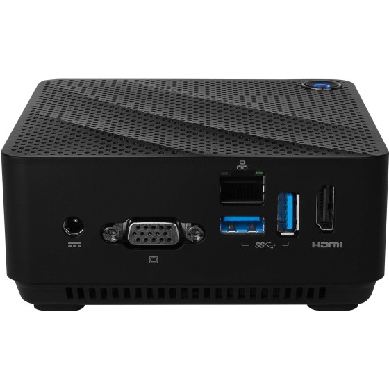 MSI Cubi N JSL Mini PC Intel 10th Gen Comet Lake Pentium N6000 Quad Core Processors with 8GB DDR4 2666Mhz SO-DIMM Ram,128GB M.2 NVMe PCIe Gen3x2 and Supports M.2 PCIe SSD, 2.5 inch SSD/HDD, WiFi 5, USB 3.2 Gen 1 Type-C and Windows 10 Pro