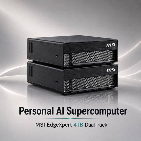 MSI EdgeXpert NVIDIA GB10 4TB AI Supercomputer Dual Pack