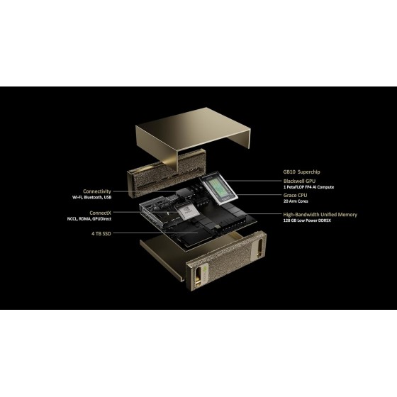 NVIDIA DGX Spark Blackwell 4TB AI Supercomputer NVIDIA DGX Spark Blackwell 4TB AI Supercomputer