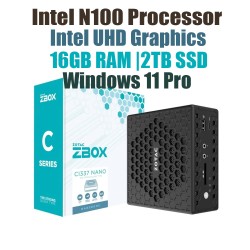 Zotac ZBOX CI337 nano N100 16GB 2TB Win11 Zotac ZBOX CI337 nano N100 16GB 2TB Win11