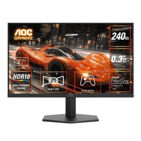 AOC 27G11ZE2 27Inch IPS FHD 240Hz Gaming Monitor