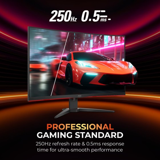 AOC C32G2ZE2 32inch FHD 1500R Curved Gaming Monitor