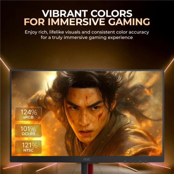 AOC CQ27G4 27inch QHD 1500R Curved Gaming Monitor