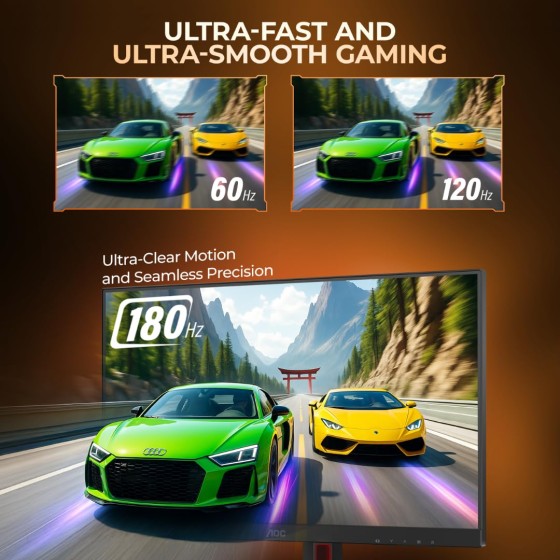 AOC CQ27G4 27inch QHD 1500R Curved Gaming Monitor