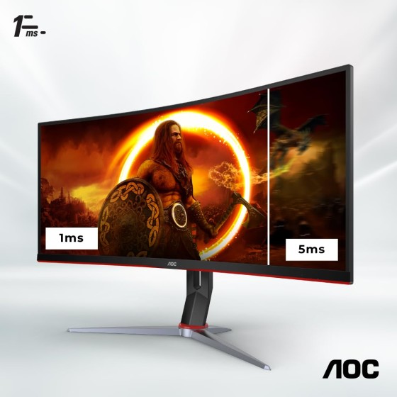 AOC CU34G2XP 34inch Ultrawide Curved WQHD Gaming Monitor