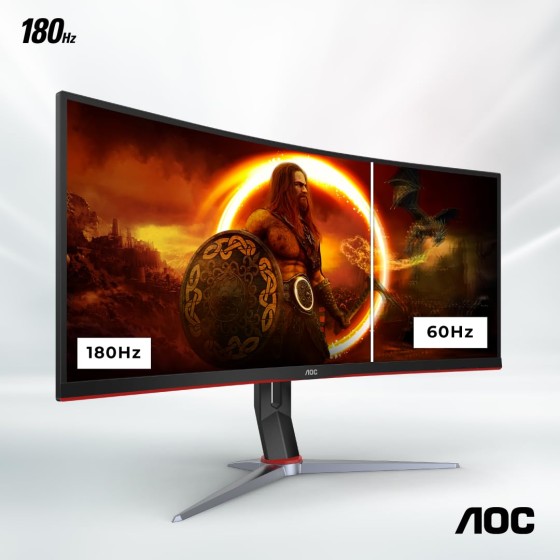 AOC CU34G2XP 34inch Ultrawide Curved WQHD Gaming Monitor
