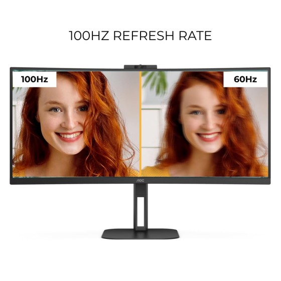 AOC CU34V5CW/BK 34inch Ultrawide Curved WQHD Monitor
