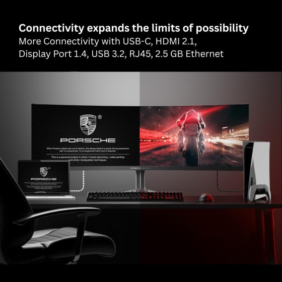 AOC PD49 49inch 5K DQHD QD OLED Gaming Monitor