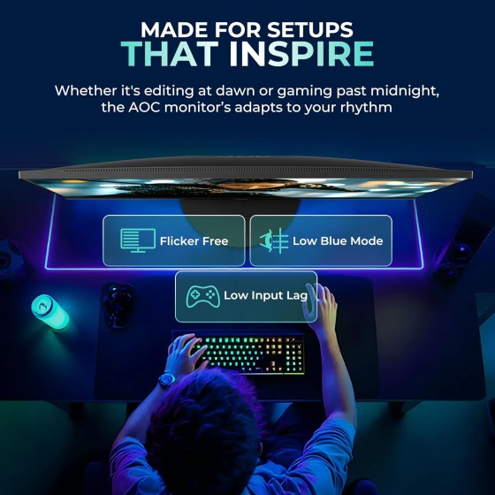 AOC Q27B3S2 27inch QHD IPS Gaming Monitor