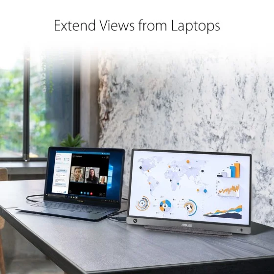 ASUS MB16AH 15.6 inch Full HD IPS Portable USB Monitor ASUS MB16AH 15.6 inch Full HD IPS Portable USB Monitor