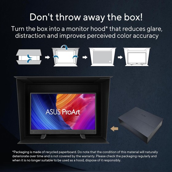 ASUS ProArt Display PA16USV 15.6-inch 4K UHD HDR ProArt portable monitor ASUS ProArt Display PA16USV 15.6-inch 4K HDR portable professional monitor