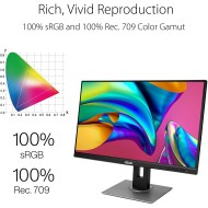 ASUS ProArt Display PA278QV IPS WQHD Professional Monitor