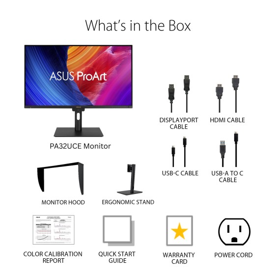 ASUS ProArt Display PA32UCE 4K Professional Monitor ASUS ProArt Display PA32UCE 4K Professional Monitor