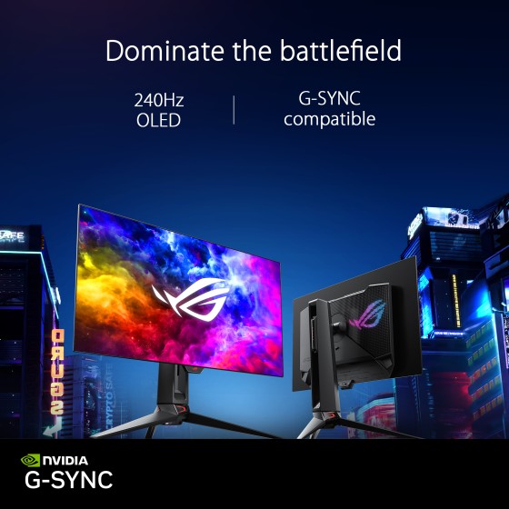 ASUS ROG Swift OLED PG27AQDM Gaming Monitor ASUS ROG Swift OLED PG27AQDM Gaming Monitor