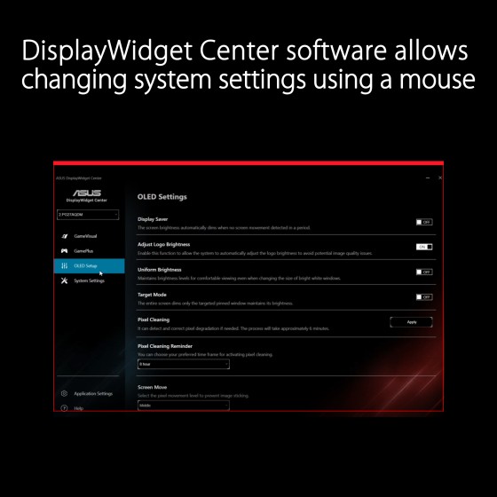 ASUS ROG Swift OLED PG27AQDM Gaming Monitor ASUS ROG Swift OLED PG27AQDM Gaming Monitor