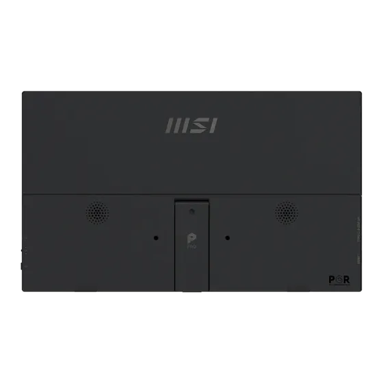 MSI PRO MP165 E6 portable monitor with USB-C and Mini-HDMI MSI PRO MP165 E6 15.6-inch FHD IPS Portable Monitor