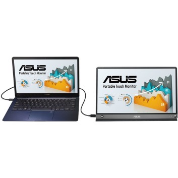 ASUS ZenScreen Touch MB16AMT USB portable monitor โ 15.6-inch, IPS, Full HD, 10-point Touch, Built-in Battery, Hybrid Signal Solution, USB Type-C, Micro-HDMI, Compatible with Laptops, Smartphones, Gaming Consoles, and Cameras ASUS ZenScreen Touch MB16AMT USB portable monitor โ 15.6-inch, IPS, Full HD, 10-point Touch, Built-in Battery, Hybrid Signal Solution, USB Type-C, Micro-HDMI, Compatible with Laptops, Smartphones, Gaming Consoles, and Cameras