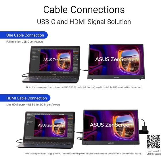 ASUS ZenScreen Touch MB16AMTR 16inch IPS Portable Monitor ASUS ZenScreen Touch MB16AMTR 16inch IPS Portable Monitor