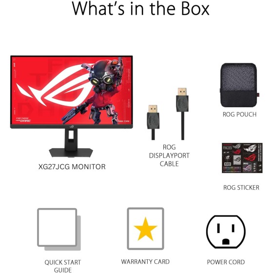 ASUS ROG Strix 5K XG27JCG 27 inch Gaming Monitor ASUS ROG Strix 5K XG27JCG 27 inch Gaming Monitor