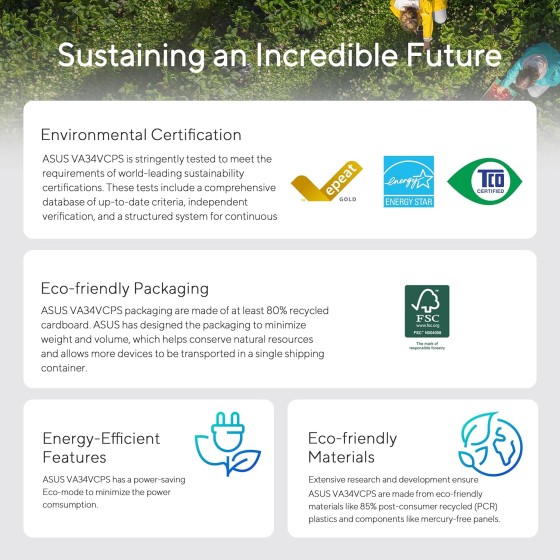 ASUS VA34VCPSR 34 inch Docking Monitor 