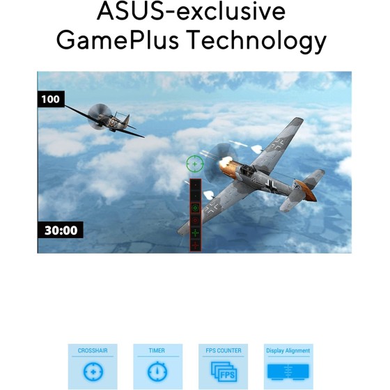 ASUS VP227HF Eye Care Gaming Monitor – 22-inch