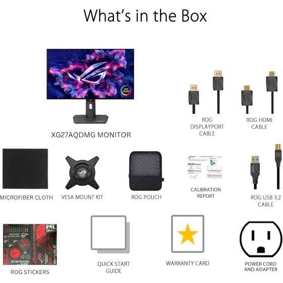 ASUS ROG Strix OLED XG27ACDMS 27-inch Gaming Monitor ASUS ROG Strix OLED XG27ACDMS 27-inch Gaming Monitor