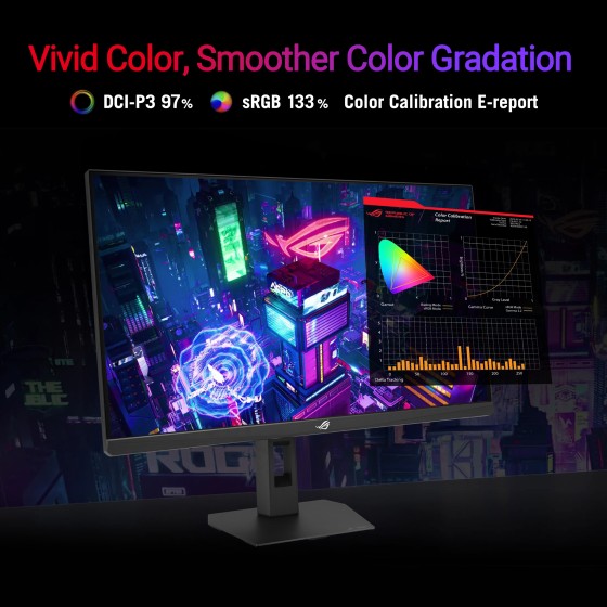 ASUS ROG Strix XG27ACMES 27inch Gaming Monitor ASUS ROG Strix XG27ACMES 27inch Gaming Monitor