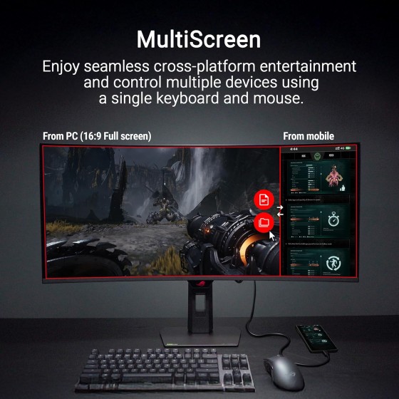 ASUS ROG Strix OLED XG34WCDMTG 34inch Curved Gaming Monitor