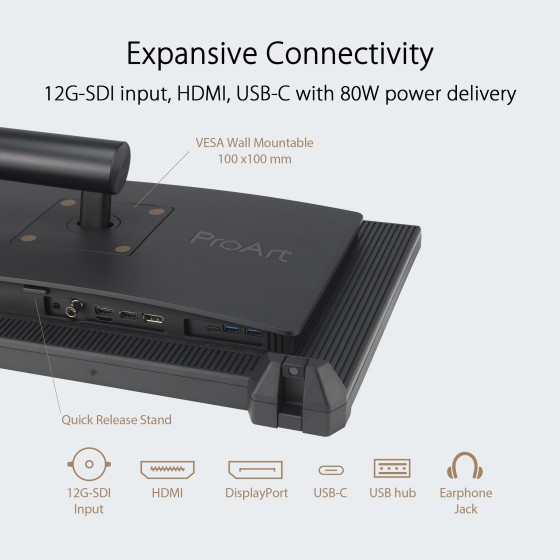 ASUS ProArt Display PA24US Professional Monitor – 24-inch, IPS, 4K UHD