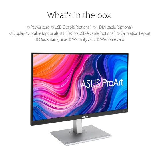 ASUS ProArt Display PA278CV Professional Monitor – 27-inch ASUS ProArt Display PA278CV Professional Monitor – 27-inch