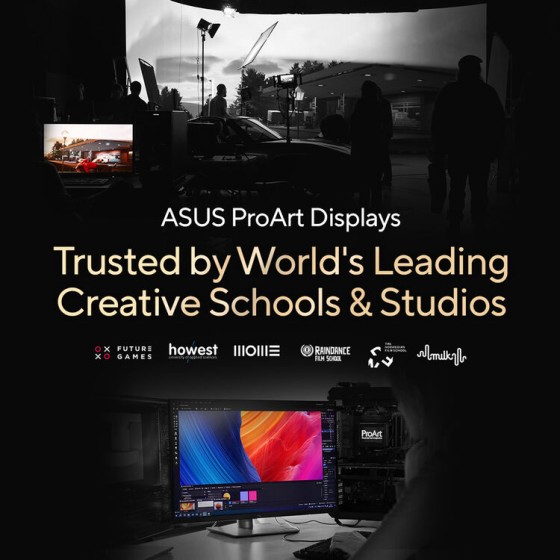 ASUS ProArt Display OLED PA27USD Professional Monitor–27-inch,4K UHD (3840 x 2160),QD-OLED,99% DCI-P3,ΔE < 1,240Hz,Self/Auto Calibration,HDR-10,HLG,Dolby Vision,12G-SDI,HDMI2.1,DisplayPort2.1,Thunderbolt 4 PD 96W,Calman Ready,ColourSpace Integration