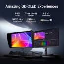 ASUS ProArt Display OLED PA27USD Professional Monitor–27-inch,4K UHD (3840 x 2160),QD-OLED,99% DCI-P3,ΔE < 1,240Hz,Self/Auto Calibration,HDR-10,HLG,Dolby Vision,12G-SDI,HDMI2.1,DisplayPort2.1,Thunderbolt 4 PD 96W,Calman Ready,ColourSpace Integration