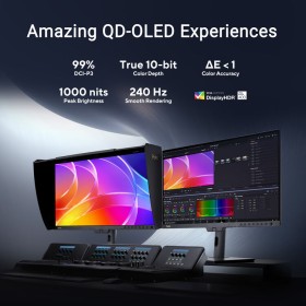 ASUS ProArt Display OLED PA27USD 27-inch 4K QD-OLED On-Set Professional Monitor