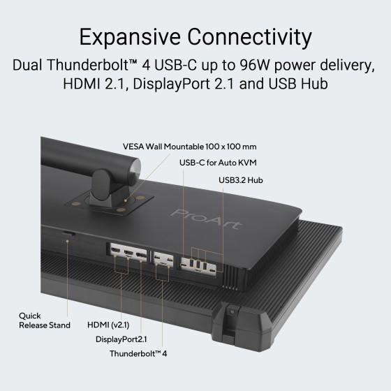 ASUS ProArt Display 8K PA32KCX Professional Monitor