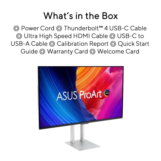 ASUS ProArt Display 4K OLED PA32UCDM Professional Monitor 32-inch ASUS ProArt Display 4K OLED PA32UCDM Professional Monitor 32-inch