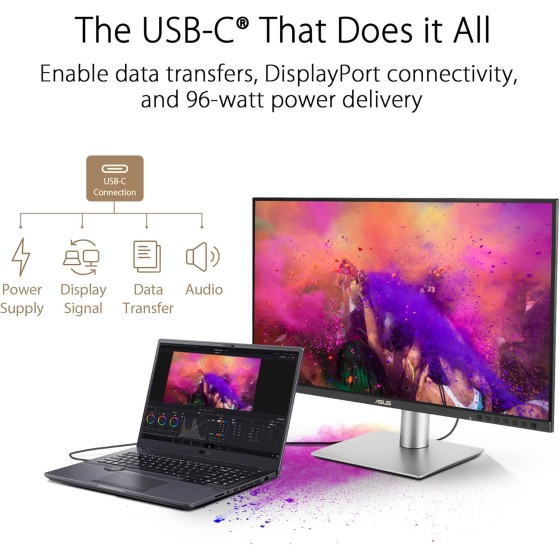 ASUS ProArt Display PA278CFRV Professional Monitor – 27-inch, IPS ASUS ProArt Display PA278CFRV Professional Monitor – 27-inch, IPS