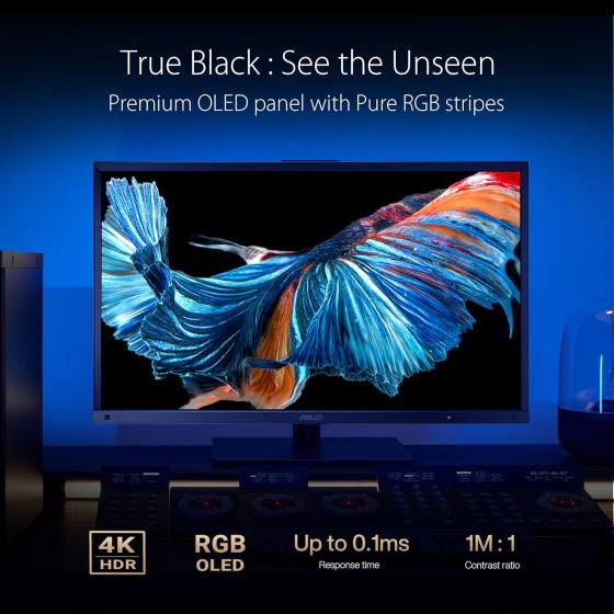 ASUS ProArt Display OLED PA27DCE-K Professional Monitor – 27-inch ASUS ProArt Display OLED PA27DCE-K Professional Monitor – 27-inch