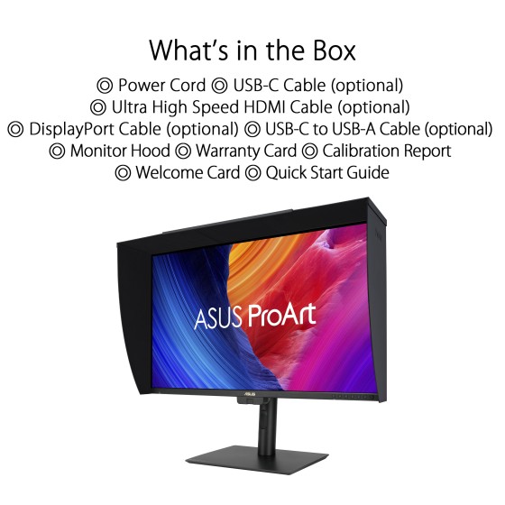 ASUS ProArt Display PA27UCGE 4K Professional Monitor ASUS ProArt Display PA27UCGE 4K Professional Monitor