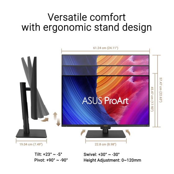 ASUS ProArt Display PA27UCGE 4K Professional Monitor ASUS ProArt Display PA27UCGE 4K Professional Monitor