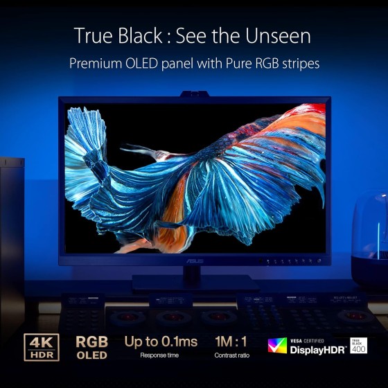 ASUS ProArt Display OLED PA32DC Professional Monitor – 32-inch ASUS ProArt Display OLED PA32DC Professional Monitor – 32-inch