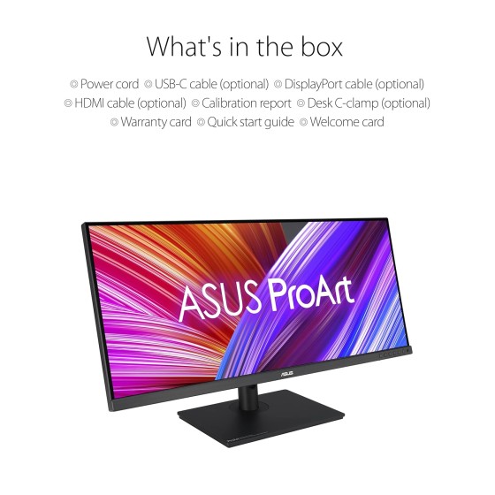 ASUS ProArt Display PA348CGV Professional Monitor – 34-inch ASUS ProArt Display PA348CGV Professional Monitor – 34-inch