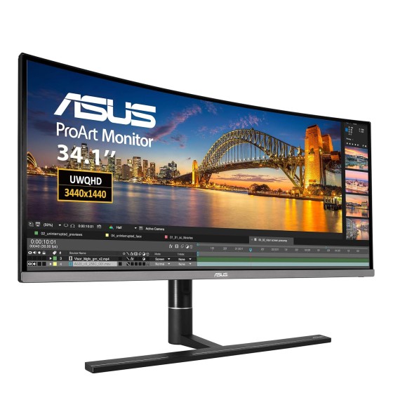 ASUS ProArt Display PA34VC Curved Professional Monitor - 34.1-inch
