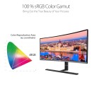 ASUS ProArt Display PA34VC Curved Professional Monitor - 34.1-inch