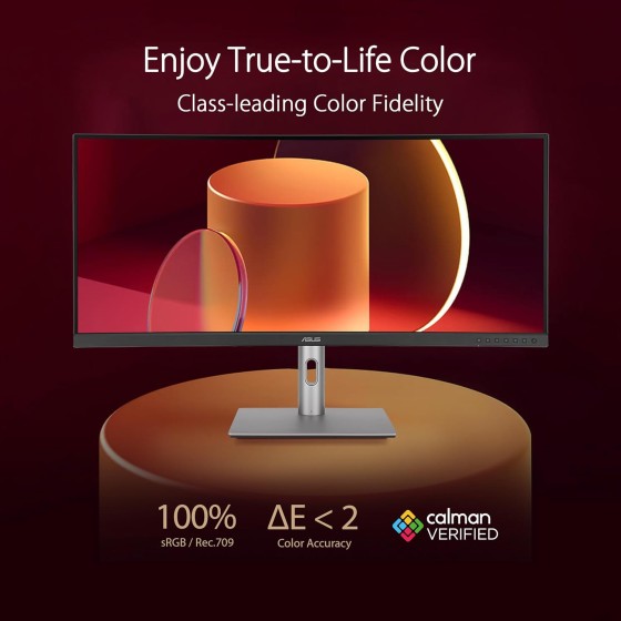 ASUS ProArt Display PA34VCNV Curved Professional Monitor – 34.1-inch, IPS, 21:9 ASUS ProArt Display PA34VCNV Curved Professional Monitor – 34.1-inch, IPS, 21:9