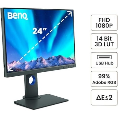 BenQ SW240 24 inch 4K IPS WUXGA Monitor BenQ SW240 24 inch 4K IPS WUXGA Monitor