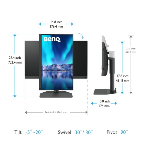 BenQ SW272U 27 inch 4K IPS WUXGA Monitor BenQ SW272U 27 inch 4K IPS WUXGA Monitor