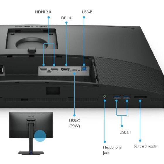 BenQ SW272U 27 inch 4K IPS WUXGA Monitor BenQ SW272U 27 inch 4K IPS WUXGA Monitor